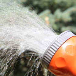 Wasser wird angestellt